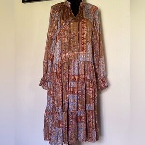 Bohemian Patchwork Dress xl